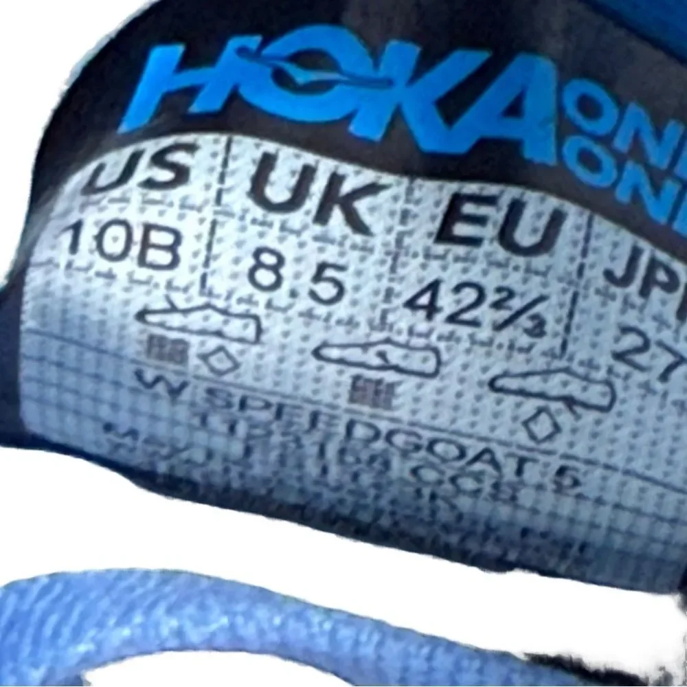 Hoka shoes blue designed
